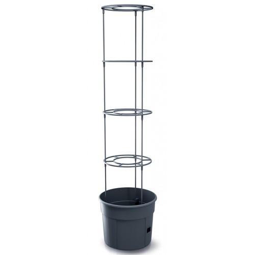 Prosperplast TOMATO GROWER Kvetináč na pestovanie paradajok, 29,5 cm, antracit IPOM300