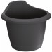 Prosperplast RESPANA WALL Kvetináč na stenu 22,4 cm, antracit DRES240