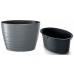 Prosperplast MAZE Kvetináč oválny s vkladom 58,5cm, šedý kameň DBMZE600