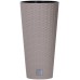 Prosperplast RATO TUBUS Kvetináč 30cm, 15l, mocca DRTUS300