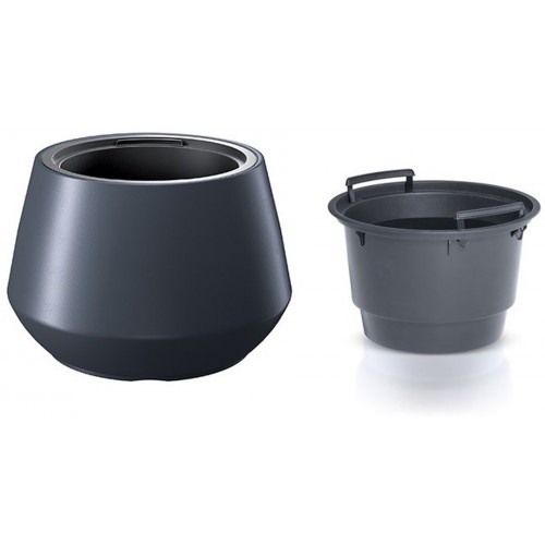 Prosperplast HEOS Kvetináč s vkladom 43,6cm, antracit DMHET440 Prosperplast HEOS Kvetináč s vkladom 43,6cm, antracit DMHET440