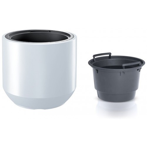 Prosperplast HEOS Kvetináč s vkladom 39cm, biela DBHEW400 Prosperplast HEOS Kvetináč s vkladom 39cm, biela DBHEW400