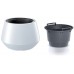 Prosperplast HEOS Kvetináč s vkladom 43,6cm, biela DMHET440