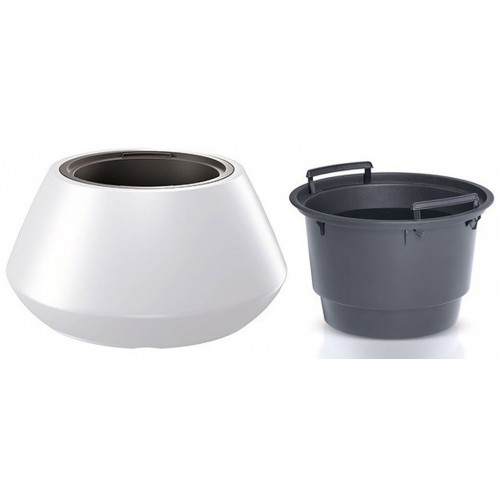 Prosperplast HEOS Kvetináč s vkladom 58,2cm, biela DMHET600 Prosperplast HEOS Kvetináč s vkladom 58,2cm, biela DMHET600