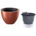 Prosperplast HEOS Kvetináč s vkladom 29,8cm, meď DBHEM300