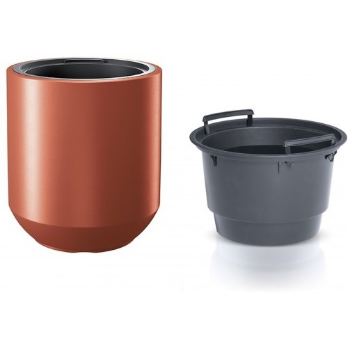 Prosperplast HEOS Kvetináč s vkladom 39cm, meď DPHEW400