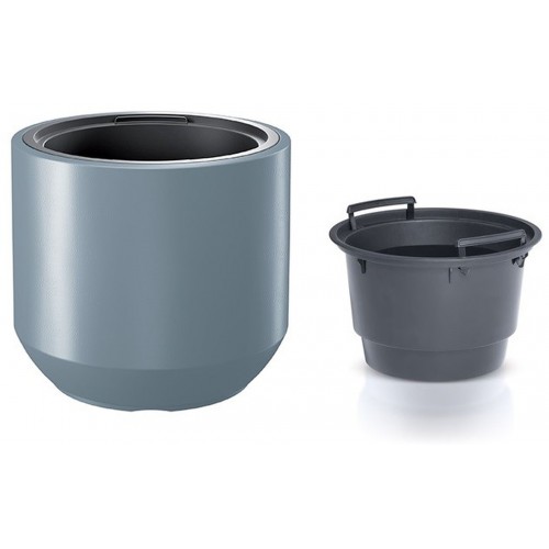Prosperplast HEOS Kvetináč s vkladom 39cm, svetlo šedý DBHEW400