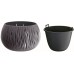 Prosperplast SANDY Bowl kvetináč 48cm, 21l, antracit DSK480