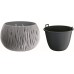 Prosperplast SANDY Bowl kvetináč 48cm, 21l, šedý kameň DSK480