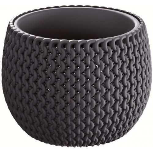 Prosperplast SPLOFY Bowl kvetináč 14,4cm, 0,75l, antracit DKSP150 Prosperplast SPLOFY Bowl kvetináč 14,4cm, 0,75l, antracit DKSP150