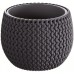 Prosperplast SPLOFY Bowl kvetináč 14,4cm, 0,75l, antracit DKSP150