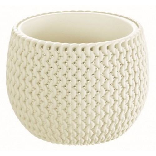 Prosperplast SPLOFY Bowl kvetináč 18cm, 1,4l, krémová DKSP180