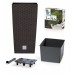 PROSPERPLAST RATO SQUARE SET Kvetináč samozavl. 11/26,6l, ratan hnedá DRTS265S
