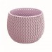 PROSPERPLAST SPLOFY BOWL Basic kvetináč 18 cm, světlo fialový DKSP180N
