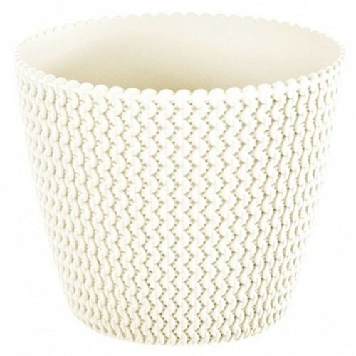 PROSPERPLAST SPLOFY kvetináč 39,1 cm, krémová DSP400