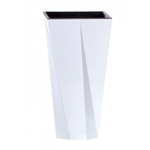 PROSPERPLAST URBI TWIST P Kvetináč 14 cm,1,2 / 2,8 l, biela DURD140P PROSPERPLAST URBI TWIST P Kvetináč 14 cm,1,2 / 2,8 l, biela DURD140P
