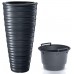 Prosperplast FREZE Kvetináč vysoký s vkladom 38,3cm, antracit DHFE400