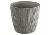Prosperplast WHEATY Kvetináč 18,9 cm, šedý kameň DWH190