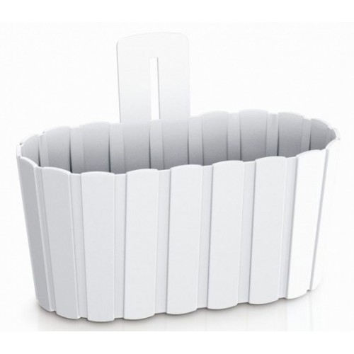 PROSPERPLAST BOARDEE WALL Kvetináč závesný 27,4 cm, biela DDES280 PROSPERPLAST BOARDEE WALL Kvetináč závesný 27,4 cm, biela DDES280