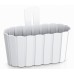 PROSPERPLAST BOARDEE WALL Kvetináč závesný 27,4 cm, biela DDES280