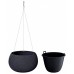 Prosperplast SPLOFY Bowl WS závesný kvetináč 37cm, 9l, antracit DKSP370WS