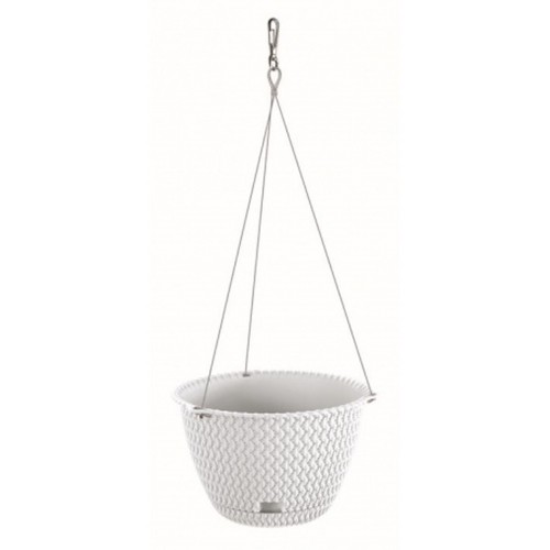 Prosperplast SPLOFY ROUND WS Závesný kvetináč 23 cm, biela DSPW230S Prosperplast SPLOFY ROUND WS Závesný kvetináč 23 cm, biela DSPW230S
