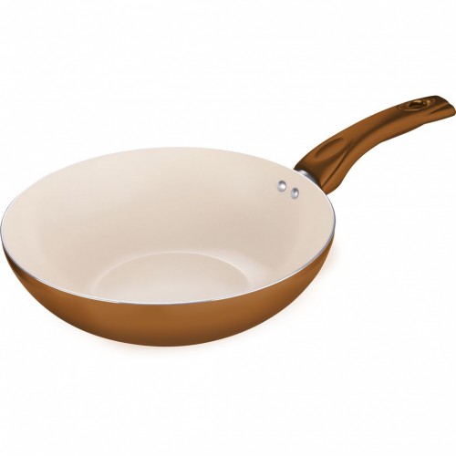 LAMART ECOLOR LT1073 panvica keramická WOK 280 mm hnedá 42002040