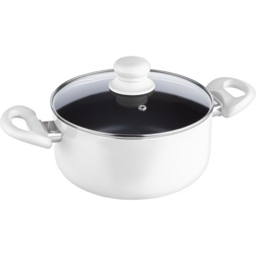 LAMART LT1016 Kastról 20cm, biely 42001456 LAMART LT1016 Kastról 20cm, biely 42001456