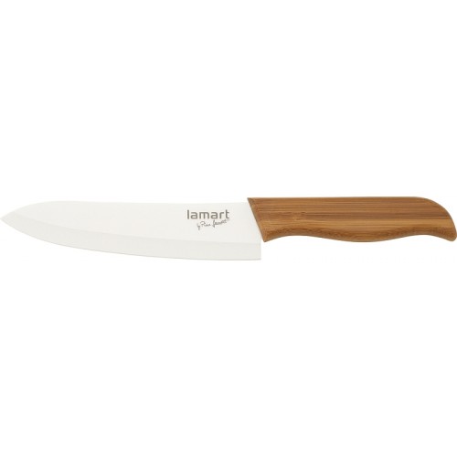 LAMART KERA / BAMBOO Nôž kuchársky LT2054, čepeľ 16 cm, keramika, 42001135