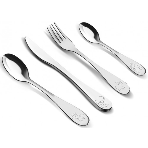 LAMART ZOO LT5013 Detský set príborov 4ks 42003576 LAMART ZOO LT5013 Detský set príborov 4ks 42003576