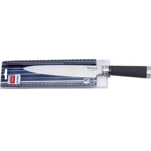 LAMART BLADE Nôž plátkovací LT2024, čepeľ 20 cm, čierna / nerez, 42000183