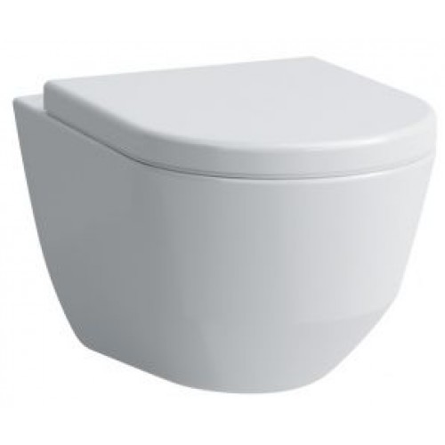 LAUFEN PRO Compact závesné WC, 490 x 360 mm biela 8.2096.5.000.000.1