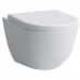 LAUFEN PRO Závesný klozet rimless compact, biela LCC 8.2096.5.400.000.1