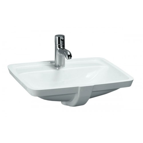 Laufen PRO A Vstavané umývadlo 53x40,5 cm, s otvorom, biele 8.1196.6.000.104.1 Laufen PRO A Vstavané umývadlo 53x40,5 cm, s otvorom, biele 8.1196.6.000.104.1