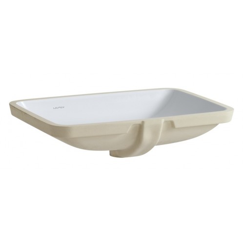 Laufen PRO A Vstavané umývadlo 60x40 cm, glazované, brúsené, biele 8.1196.9.000.155.1