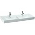 LAUFEN PRO A Dvojumývadlo 130x48 cm , bez otvoru a prepadu , biele LCC 8.1396.7.400.112.1