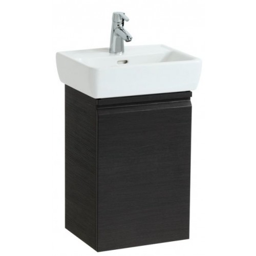 LAUFEN PRO Skrinka pod umývadlo, ľavá, 380mm, 1 polička, wenge, 4.8301.1.095.423.1