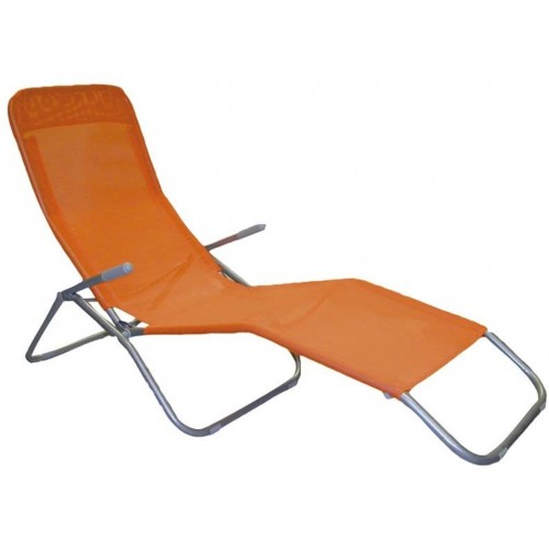 Ležadlo relaxačné skladacie, oranžová 97310