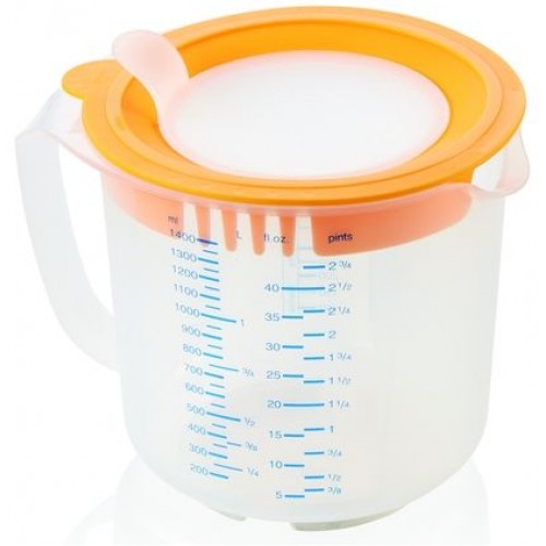 LEIFHEIT 3v1 Odmerka, misa na šľahanie a skladovanie potravín, 03168