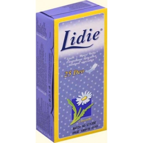 Lidie Liners Deo Slipové vložky (25 ks) 147820 Lidie Liners Deo Slipové vložky (25 ks) 147820