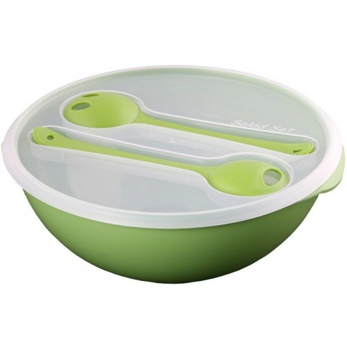 LIFE STORY Šalátová misa s vekom a servírovacím príborom 3,5 l LIFE STORY Šalátová misa s vekom a servírovacím príborom 3,5 l