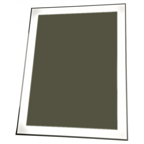 SAPHO LUMINA zrkadlo v ráme s LED osvetlením 700x700mm, chróm NL558 SAPHO LUMINA zrkadlo v ráme s LED osvetlením 700x700mm, chróm NL558