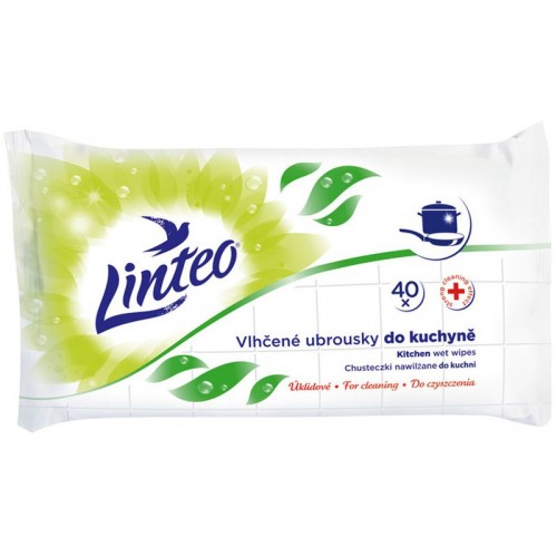 LINTEO SATIN Vlhčené obrúsky kuchynské 40ks, 1-vrstvové 25771 LINTEO SATIN Vlhčené obrúsky kuchynské 40ks, 1-vrstvové 25771