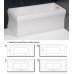 POLYSAN LISA 160 panel rohový typ "UL", výška 59 cm
