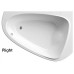 Ravak Vaňa LoveStory II R PU-PLUS 196x139 snowwhite C781000000