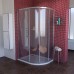 POLYSAN LUCIS LINE štvrťkruhová sprchová zástena 1000x800mm, ľavá