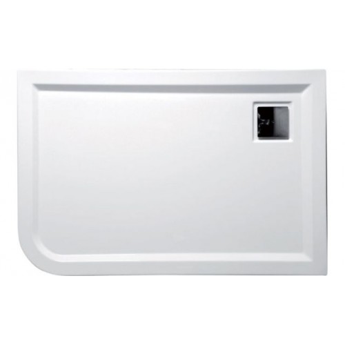 Sprchová vanička Luneta 100x80 obdĺžniková s konštrukciou, pravá Sprchová vanička Luneta 100x80 obdĺžniková s konštrukciou, pravá