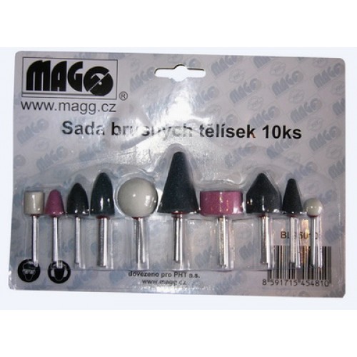 MAGG Sada brúsnych teliesok 10 ks BL95010 MAGG Sada brúsnych teliesok 10 ks BL95010
