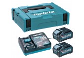 Makita 191J97-1 sada Li-ion XGT 40V 2xBL4040 akumulátor + DC40RA nabíjačka + Makpac 1