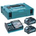 Makita 191J97-1 sada Li-ion XGT 40V 2xBL4040 akumulátor + DC40RA nabíjačka + Makpac 1